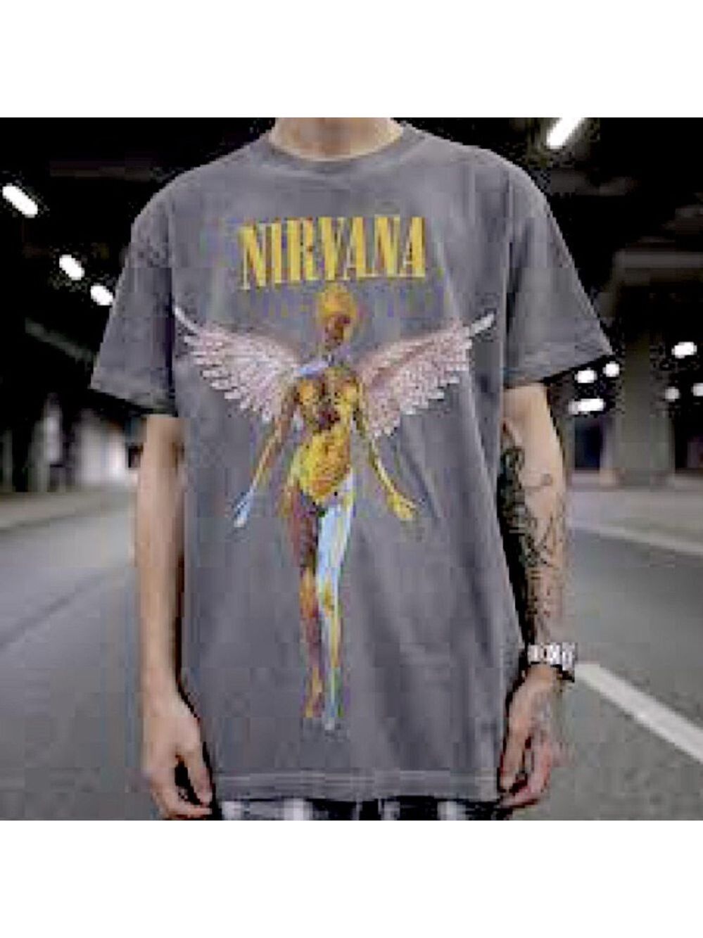 Nirvana Unisex In Utero Graphic T-Shirt